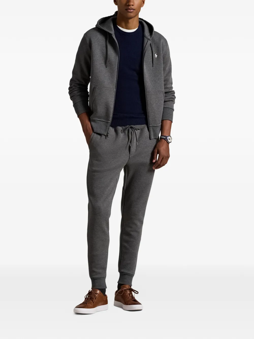 Polo Ralph Lauren Hoodie met rits Grijs