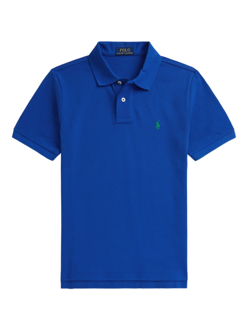 POLO RALPH LAUREN KIDS Polo con logo ricamato - Blu
