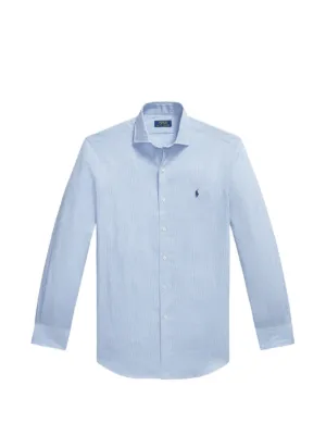 ralph lauren men dress shirts Polo Ralph Lauren Men's Purepress Cotton Oxford Shirt - Blue/White