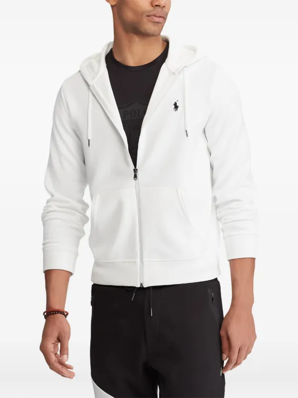 Polo Ralph Lauren zip-up Hoodie | White | FARFETCH