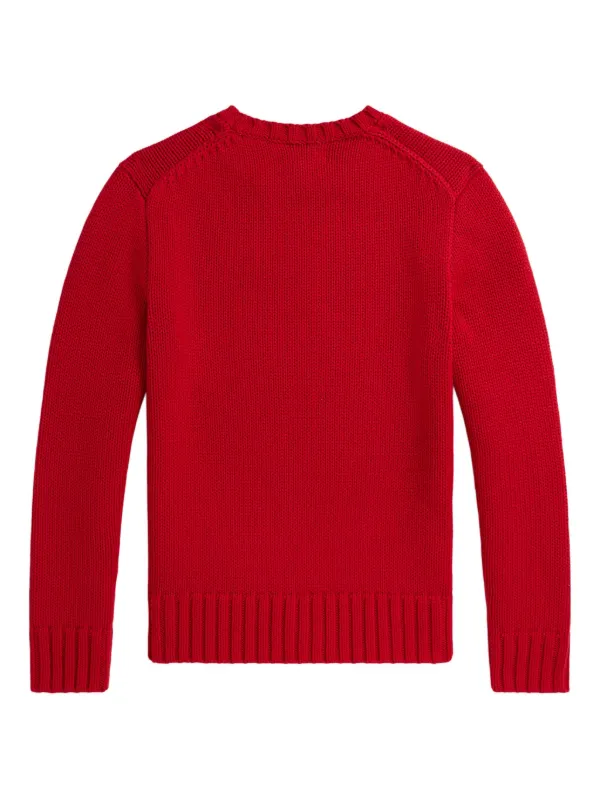 POLO RALPH LAUREN KIDS インターシャ セーター | レッド | FARFETCH JP