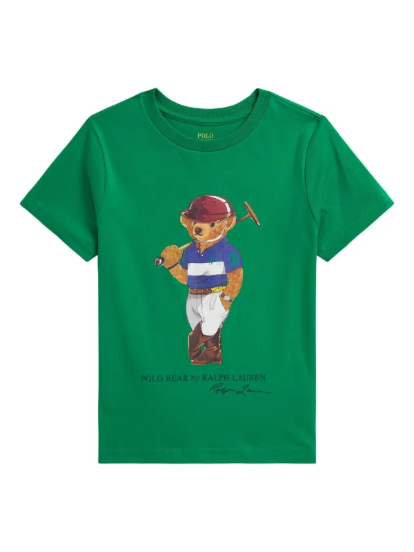 POLO RALPH LAUREN KIDS ポロベア Tシャツ | グリーン | FARFETCH JP