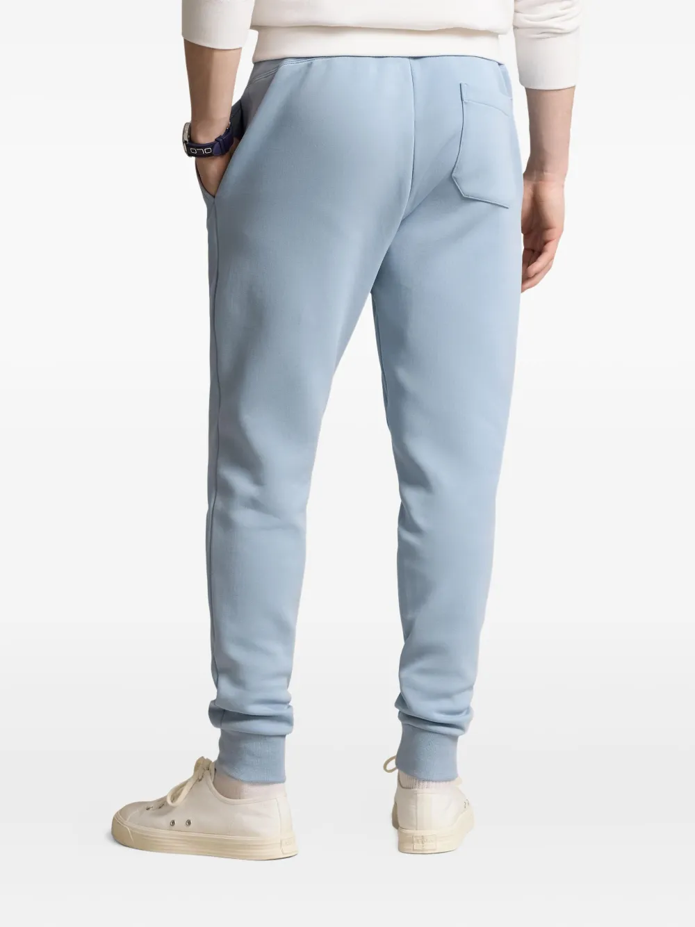 Polo Ralph Lauren Geribbelde trainingsbroek met trekkoord Blauw