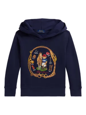 POLO RALPH LAUREN KIDS Big Pony パーカー | ブルー | FARFETCH JP
