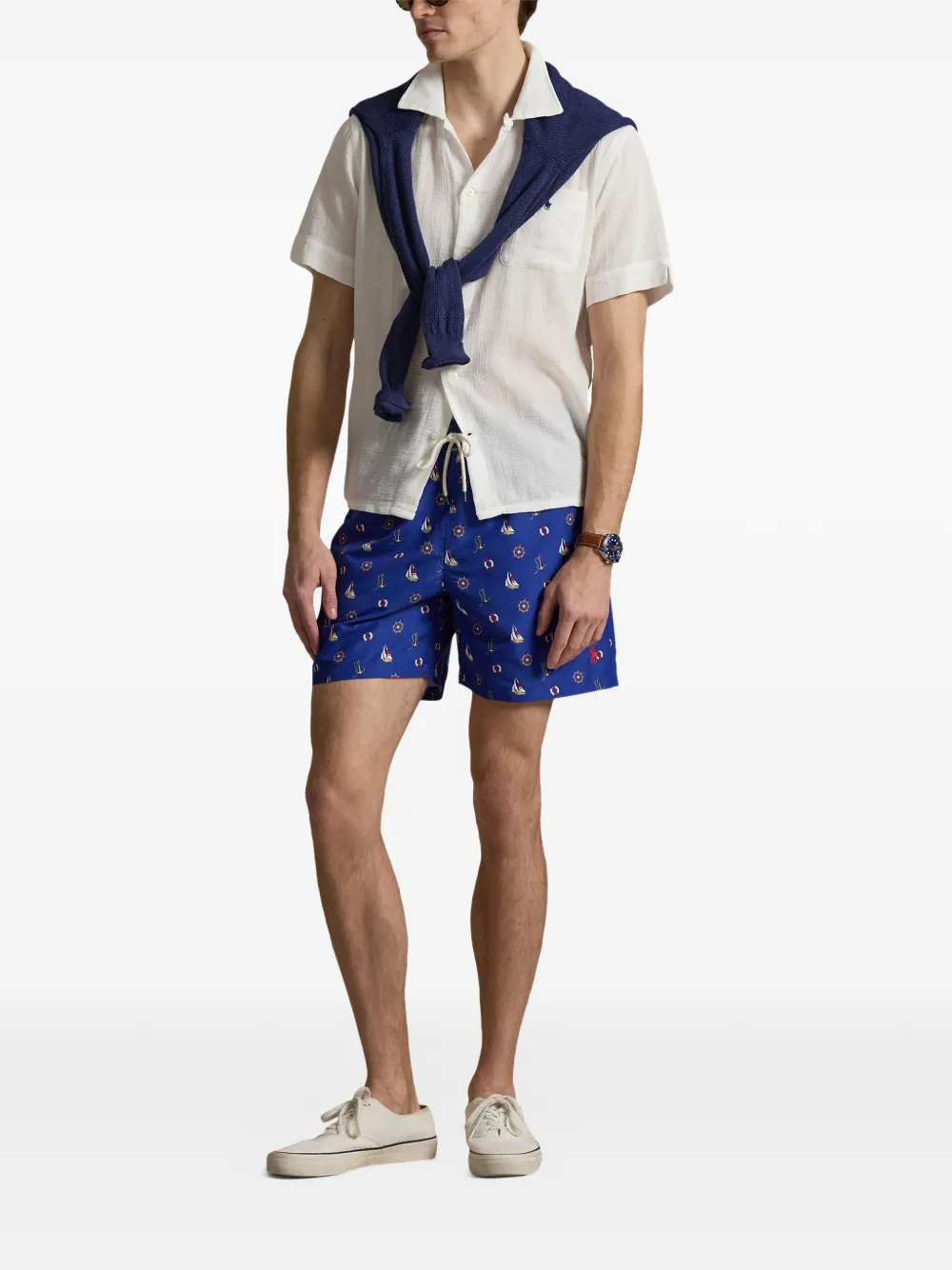 Polo Ralph Lauren Zwembroek met print Blauw