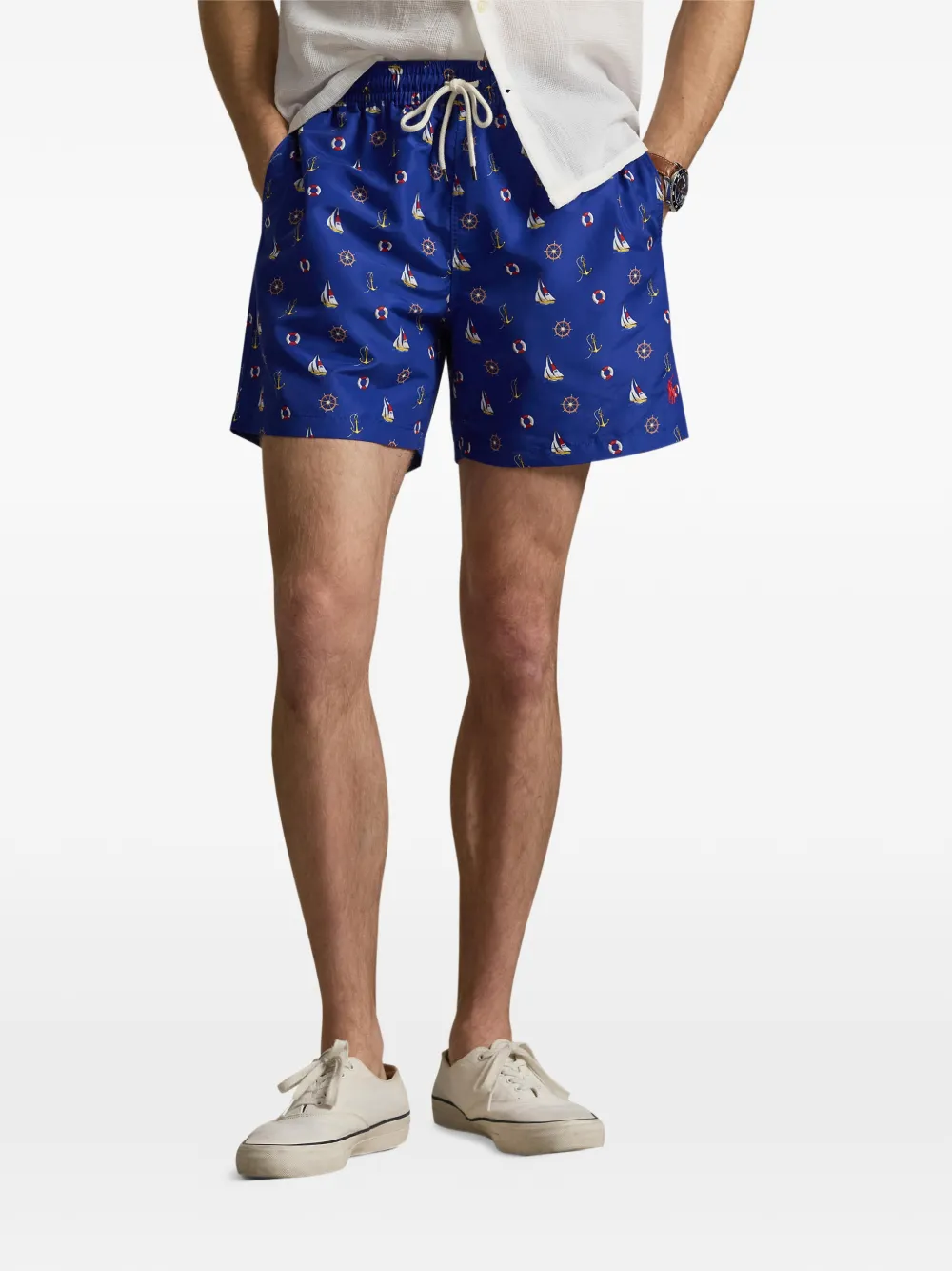Polo Ralph Lauren Zwembroek met print Blauw