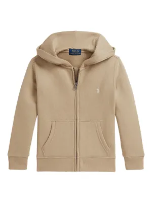 POLO RALPH LAUREN KIDS Big Pony zip-up Hoodie | White | FARFETCH ZA