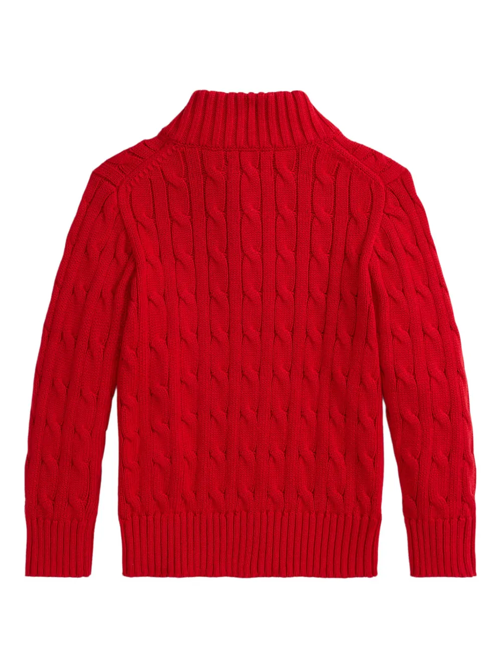 POLO RALPH LAUREN KIDS Kabelgebreide trui Rood