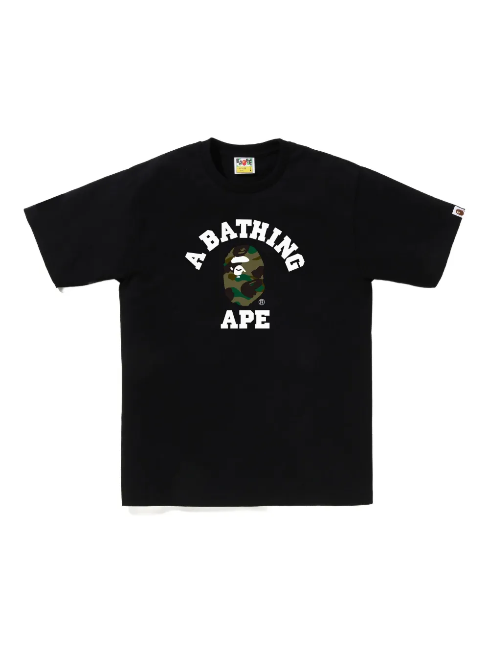 A BATHING APE® camiseta con logo gráfico | negro | Image 1