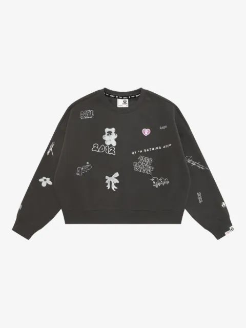 A BATHING APE® jersey con apliques