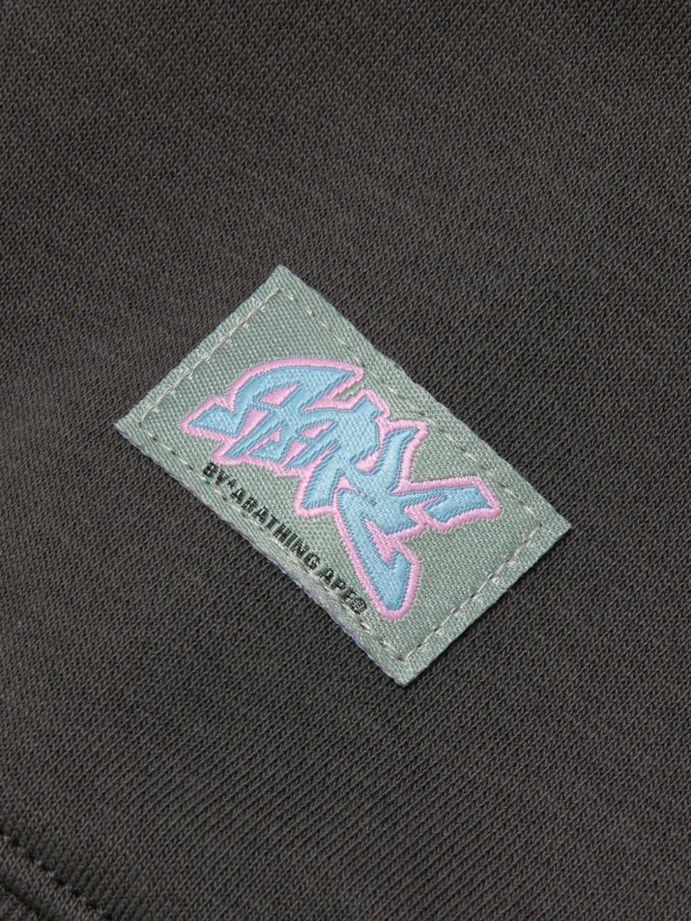 Aape By A Bathing Ape Appliqué Graphic Sweater In Gray