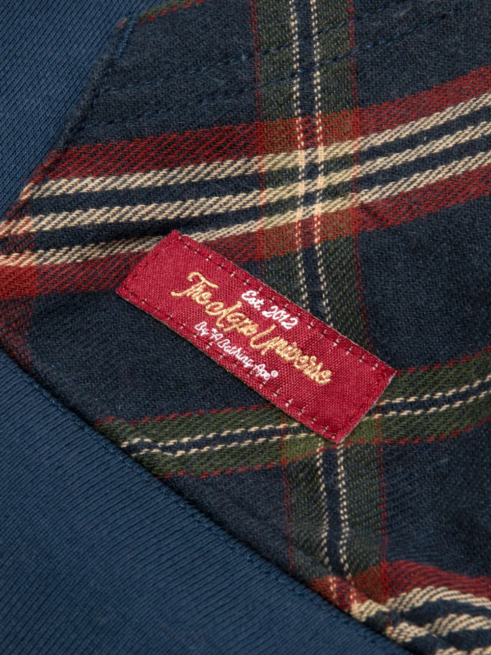 Aape By A Bathing Ape Plaid Appliqué Hoodie In Blue