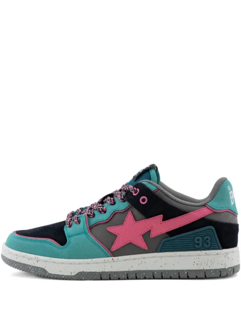 A BATHING APE® star appliqué oxford shoes