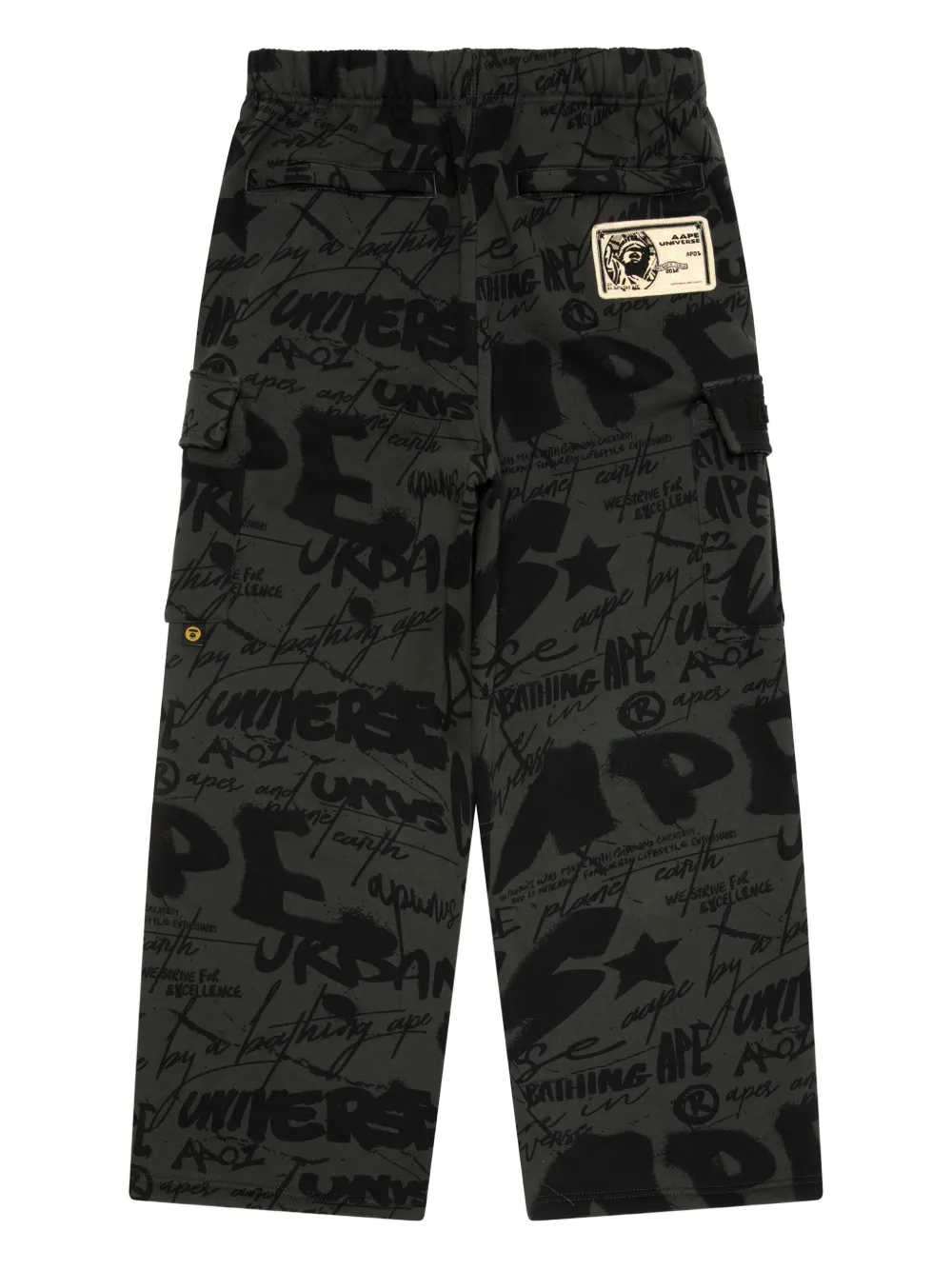 AAPE BY *A BATHING APE® patch print trousers | Wide Leg Pants | Image 2