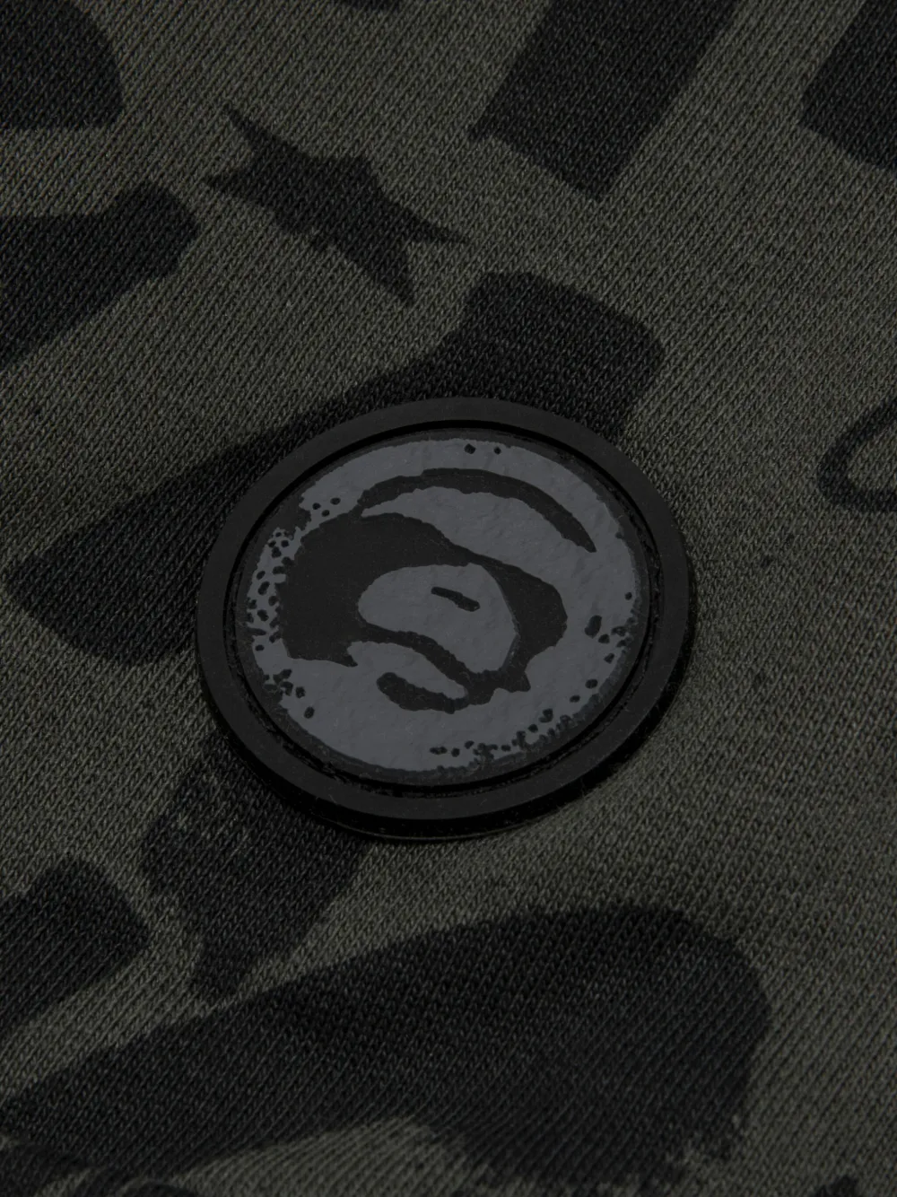 Aape By A Bathing Ape Patch Print Trousers In Gray