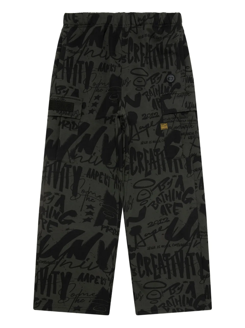 AAPE BY *A BATHING APE® patch print trousers | Grey | Image 1