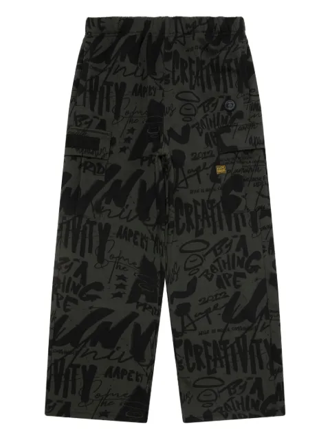 AAPE BY *A BATHING APE® patch print trousers