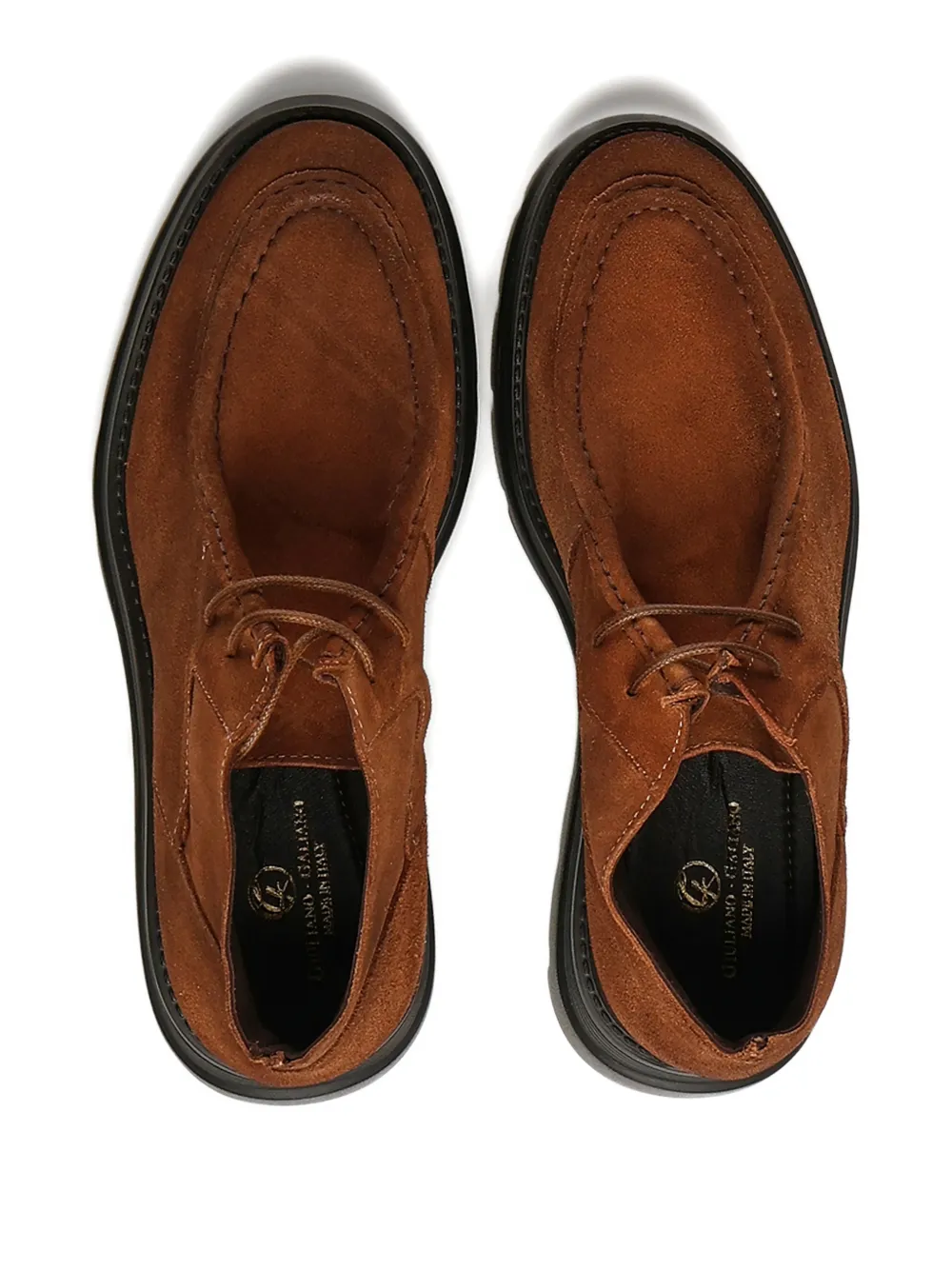 Giuliano Galiano Suède veterlaarzen Bruin