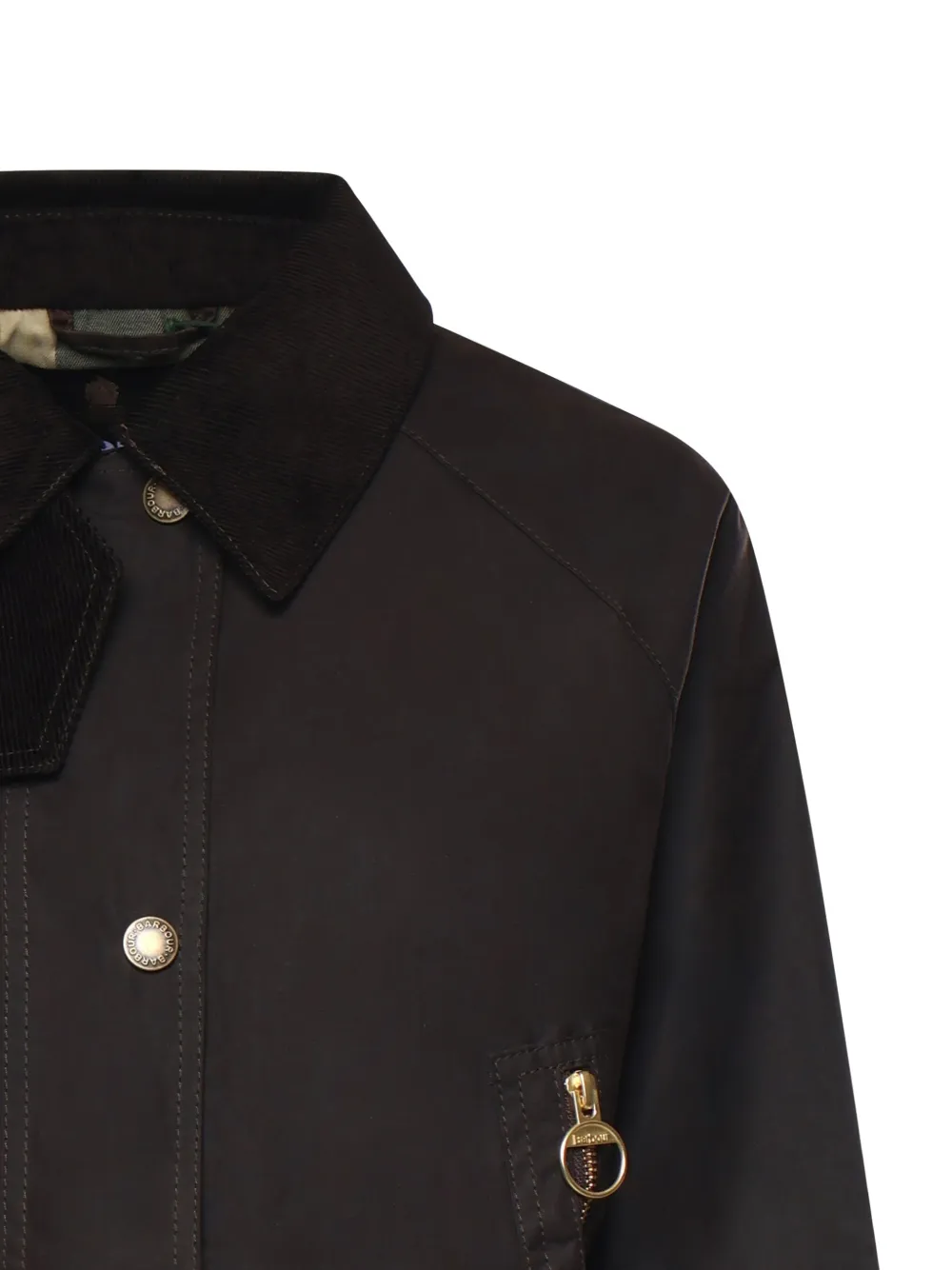  Barbour Single-breasted Coat - Brown 