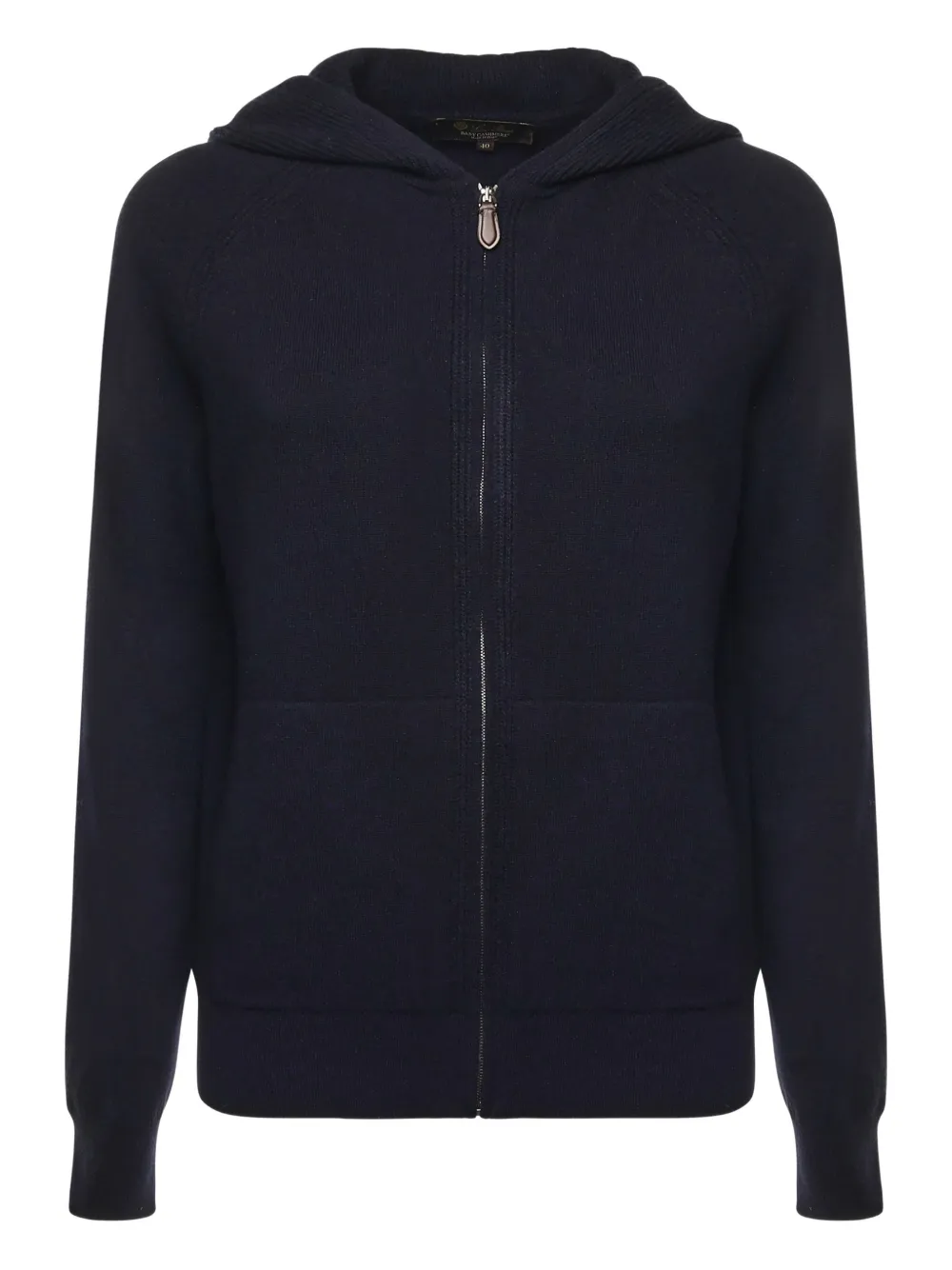Loro Piana Hooded Zip Cardigan In Blue