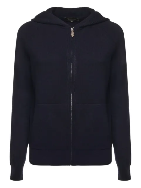 Loro Piana hooded zip cardigan