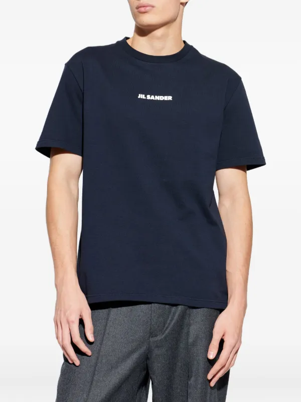 トップス JIL SANDER Jil Sander logo-print T-shirt | Blue | FARFETCH ZA