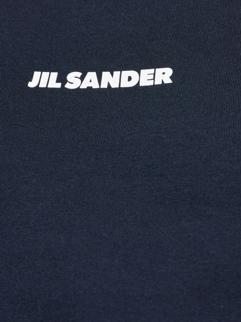 Jil Sander T-shirt met logoprint Blauw