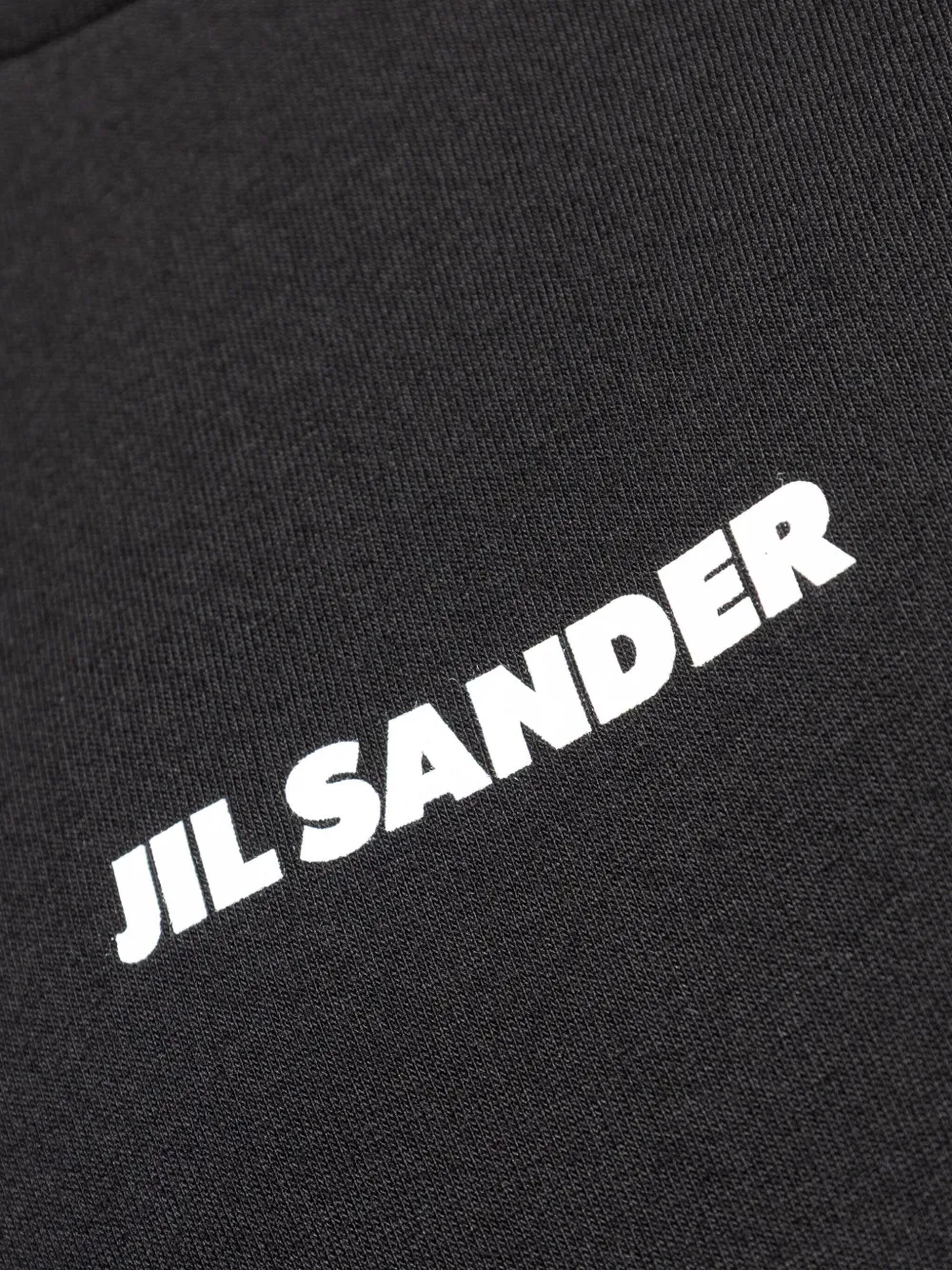 Jil Sander T-shirt met logoprint Zwart