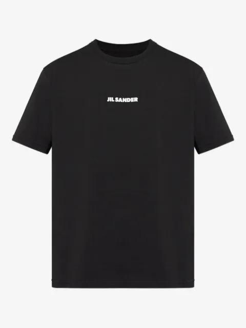 Jil Sander playera con logo estampado