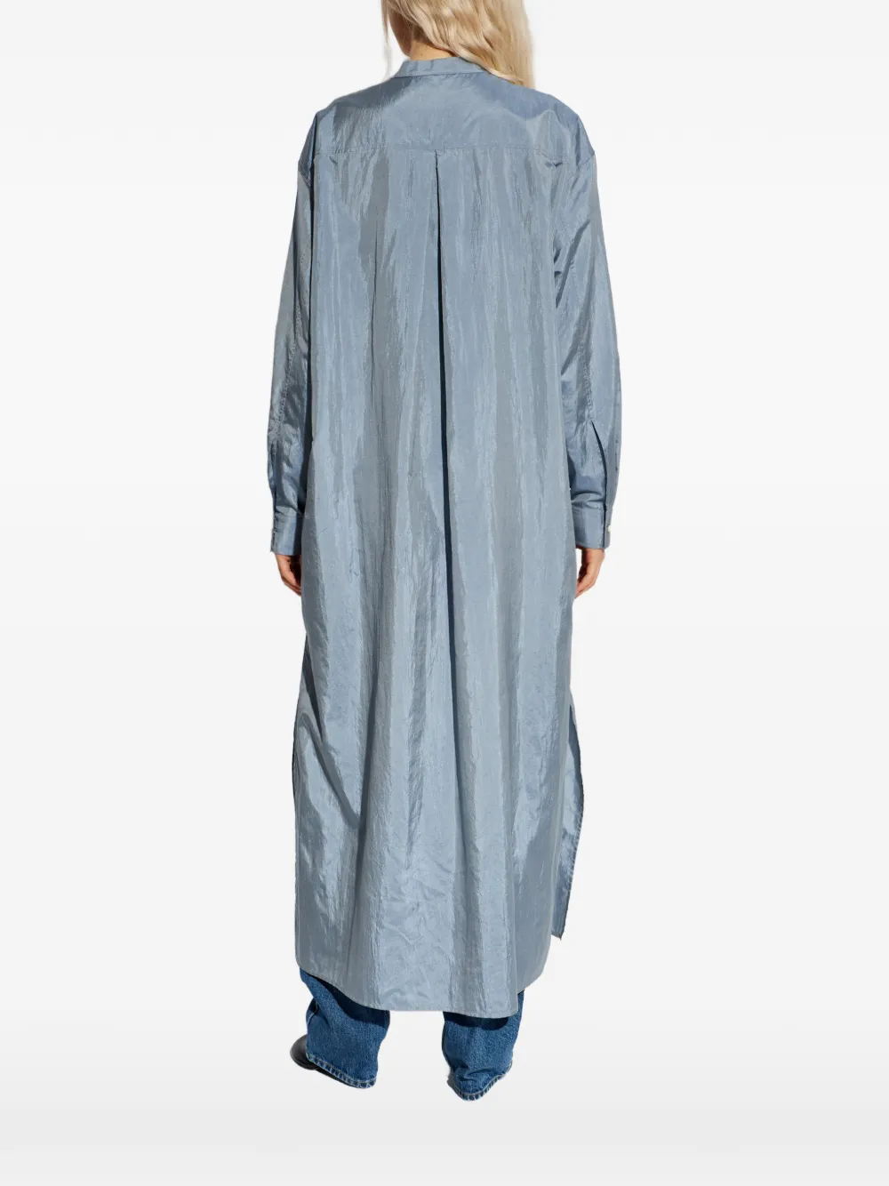 Jil Sander Blousejurk met zijsplit Blauw