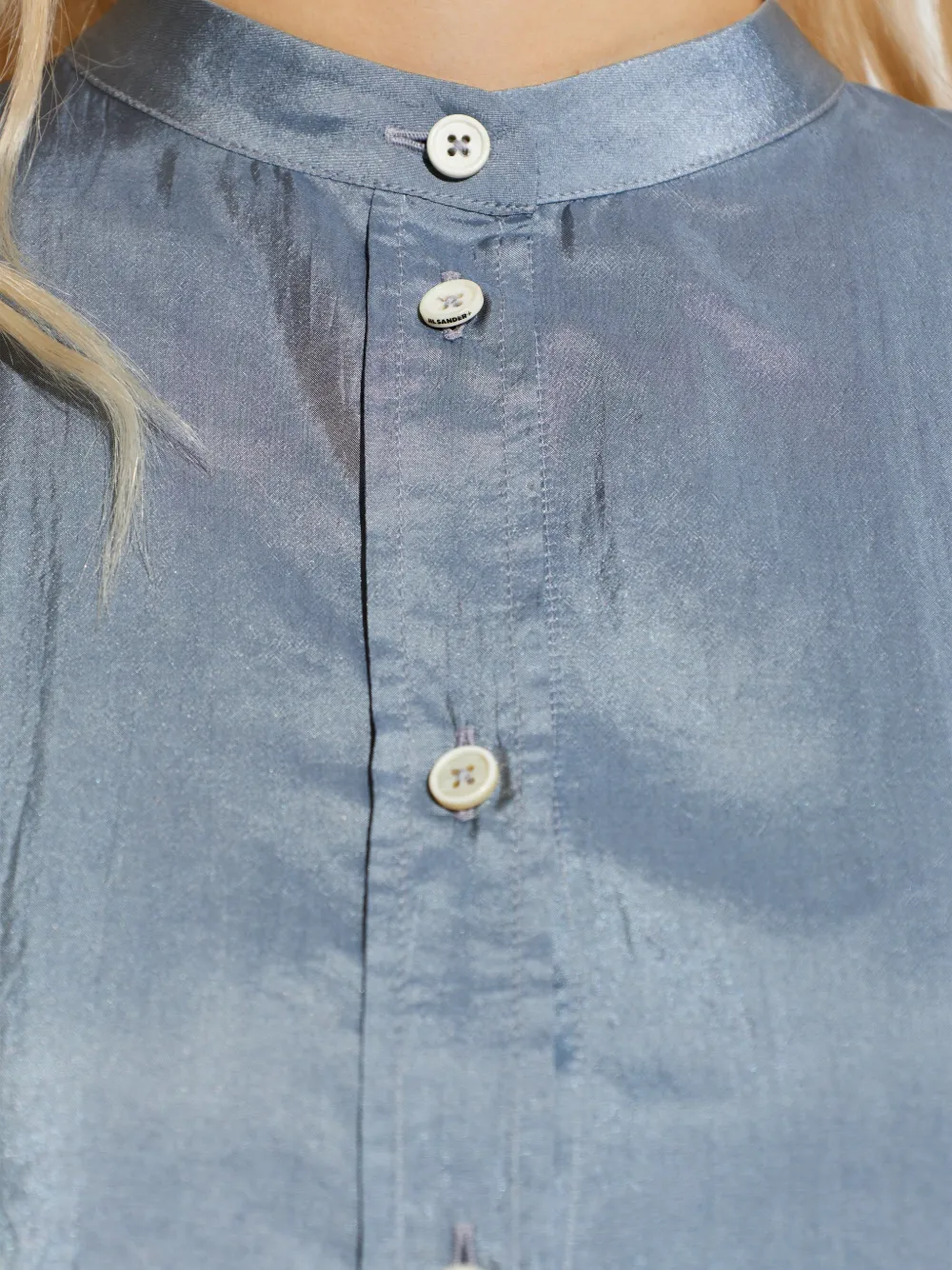 Jil Sander Blousejurk met zijsplit Blauw