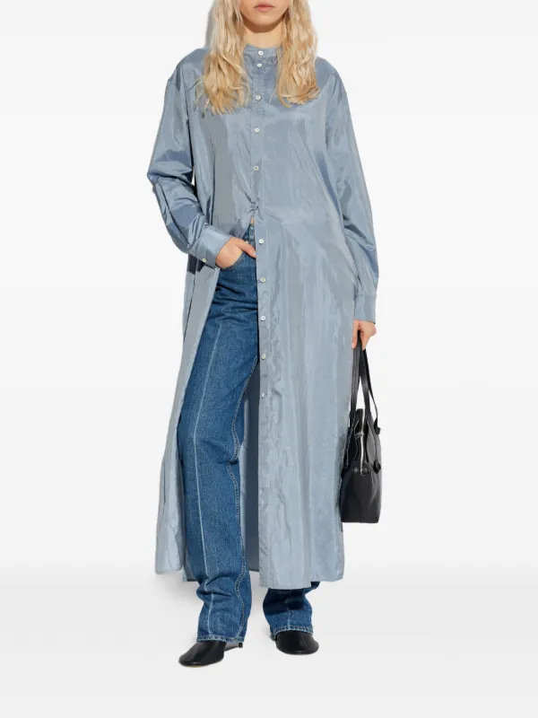 Jil Sander side-slit Shirt Dress | Blue