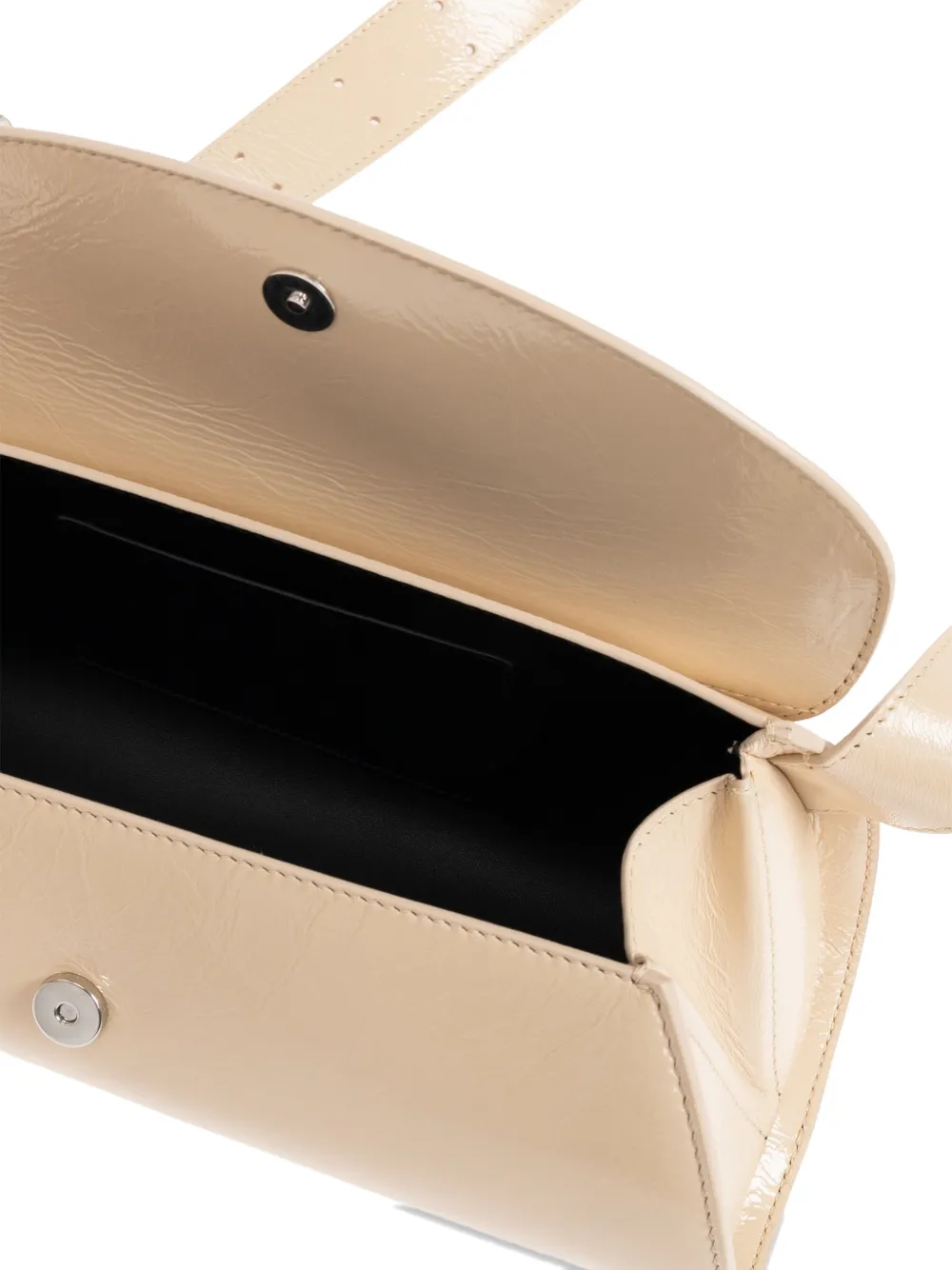 Jil Sander Logo Printed Shoulder Bag In Neutral