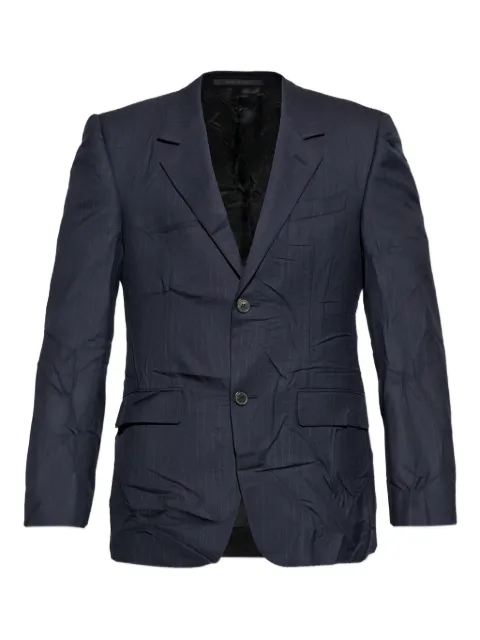 Balenciaga blazer con estampado de rayas diplomáticas