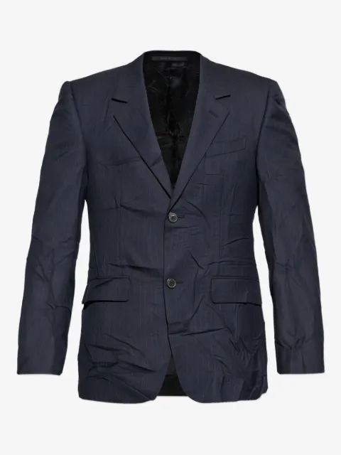Balenciaga pinstripe side-pockes blazer