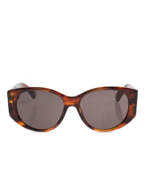 Gucci Eyewear GG1968S パール キャットアイ サングラス | ブラウン