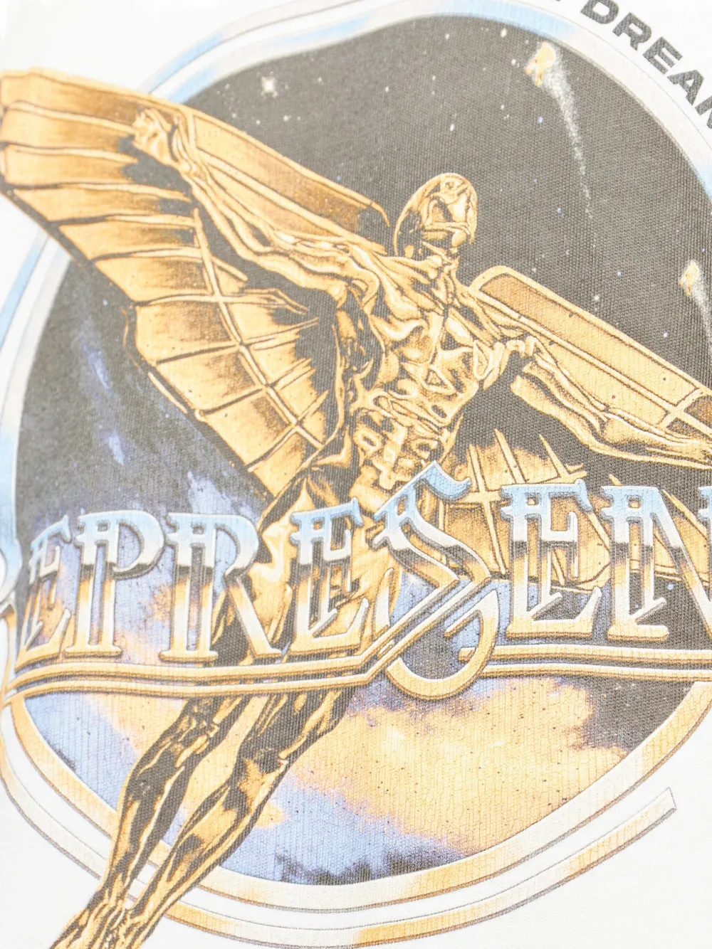 Represent T-shirt met grafische print Wit