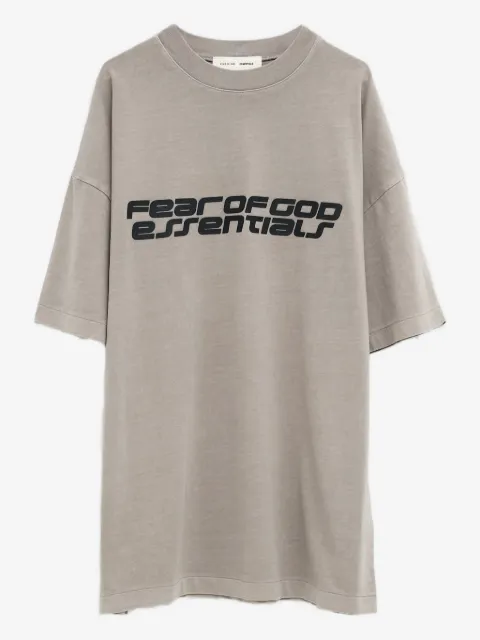 FEAR OF GOD ESSENTIALS playera con logo estampado años 90