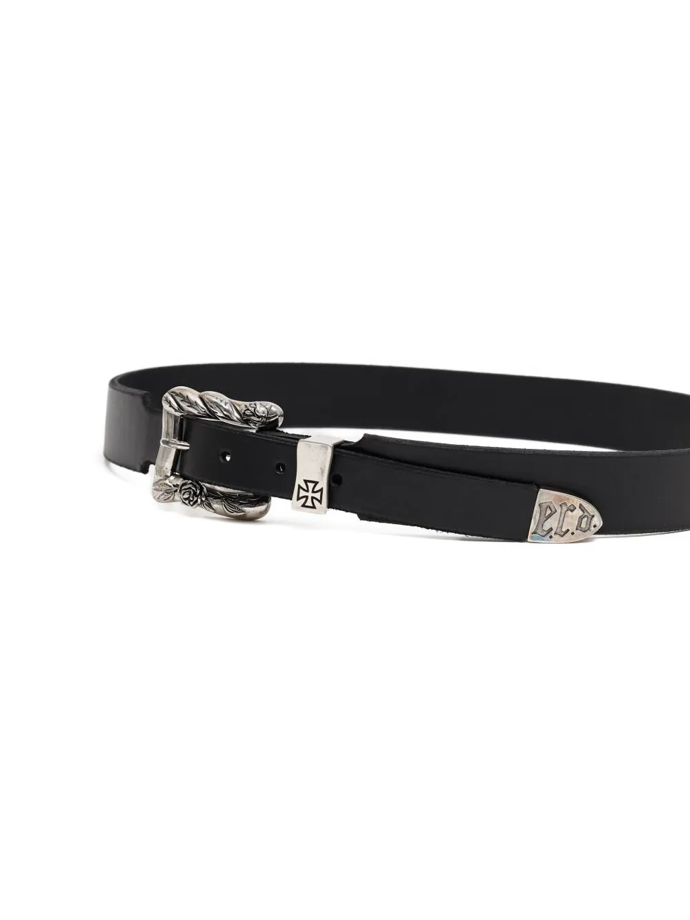 Enfants Riches Déprimés decorative buckle belt - Zwart