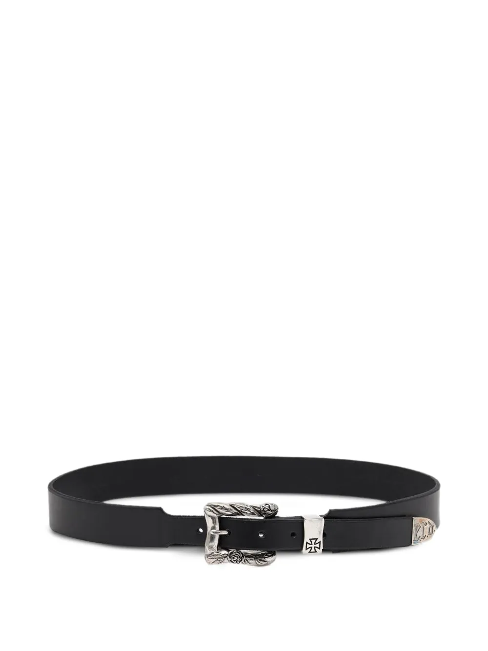 Enfants Riches Déprimés decorative buckle belt - Black