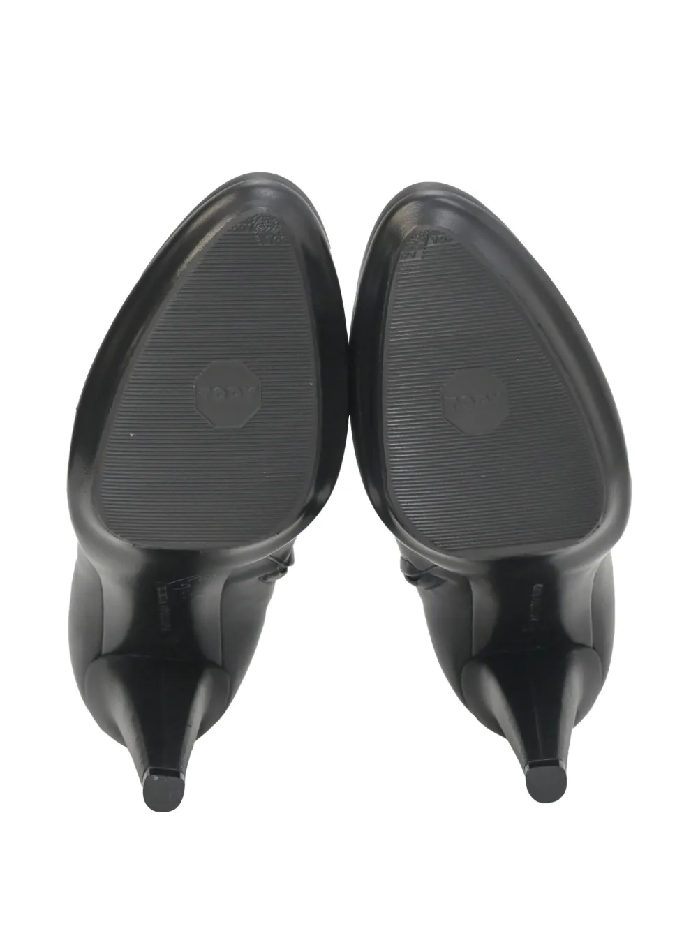 Pre-owned Bottega Veneta 240mm Platform Heeled Ankle Boots In Black