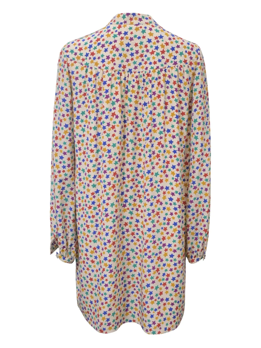 Saint Laurent Pre-Owned Jurk met sterrenprint - Wit