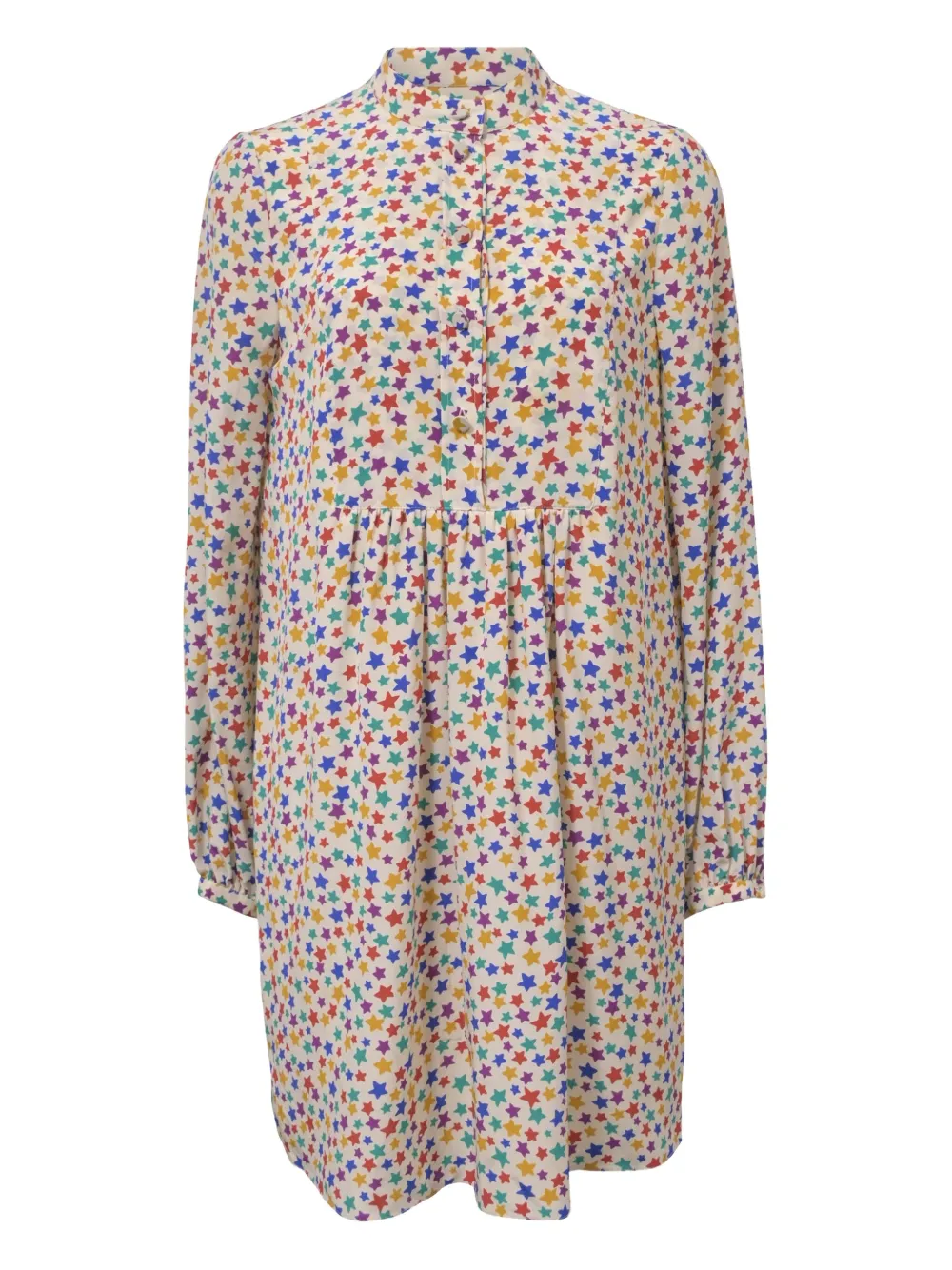 Saint Laurent Pre-Owned star-print dress - ホワイト