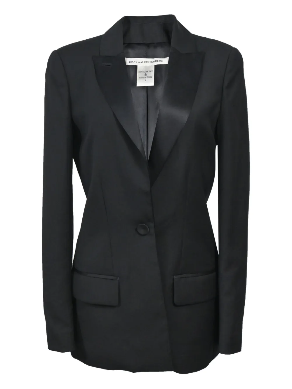 DVF Diane von Furstenberg blazer con botones | negro | Image 1