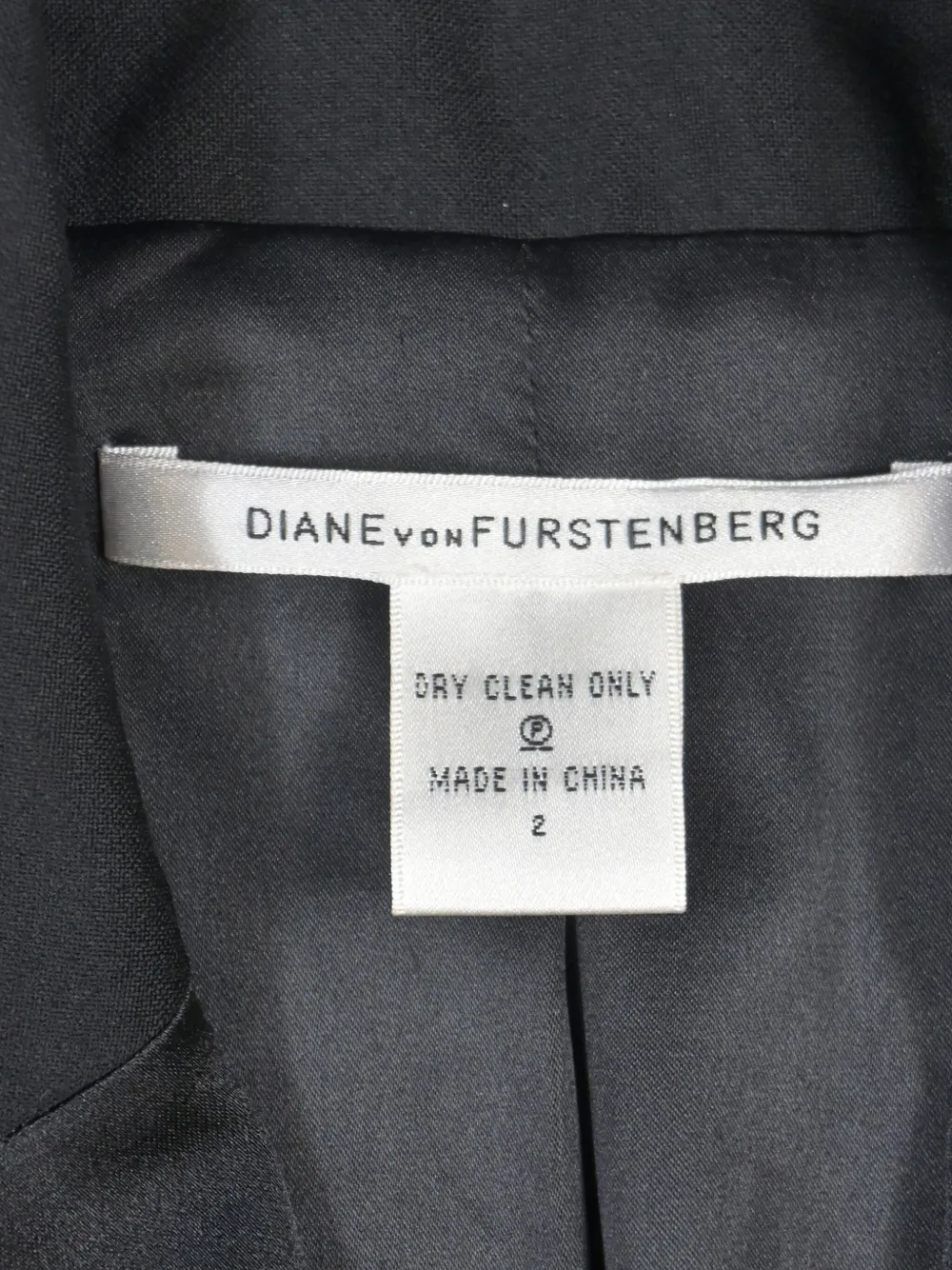 DIANE VON FURSTENBERG Pre-owned 720mm Single-breasted Blazer In Black
