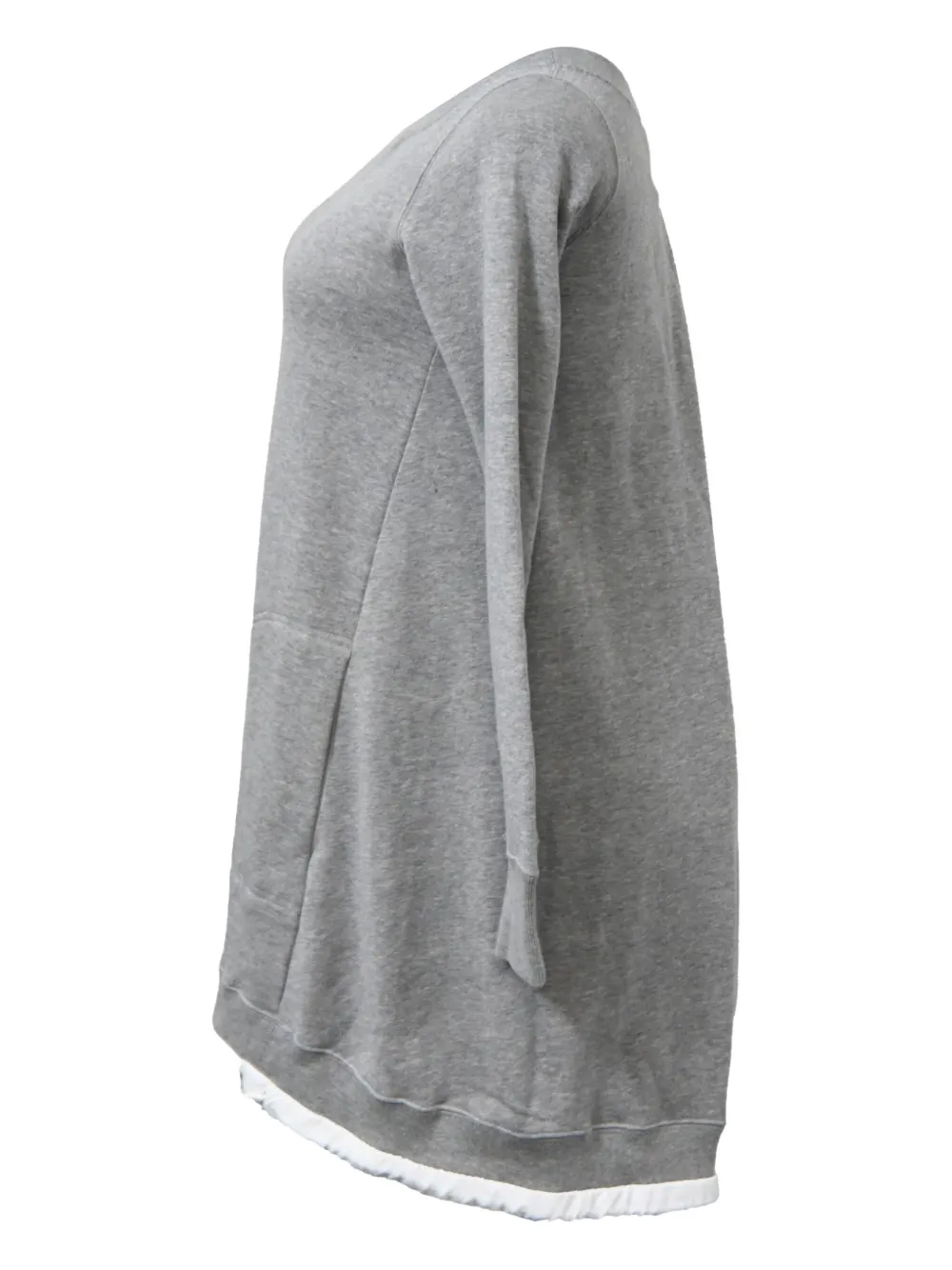 Pre-owned Sacai 780 Pocket Sweater Dress In Gray