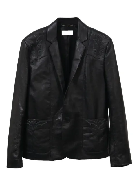 Saint Laurent Pre-Owned leather jacket