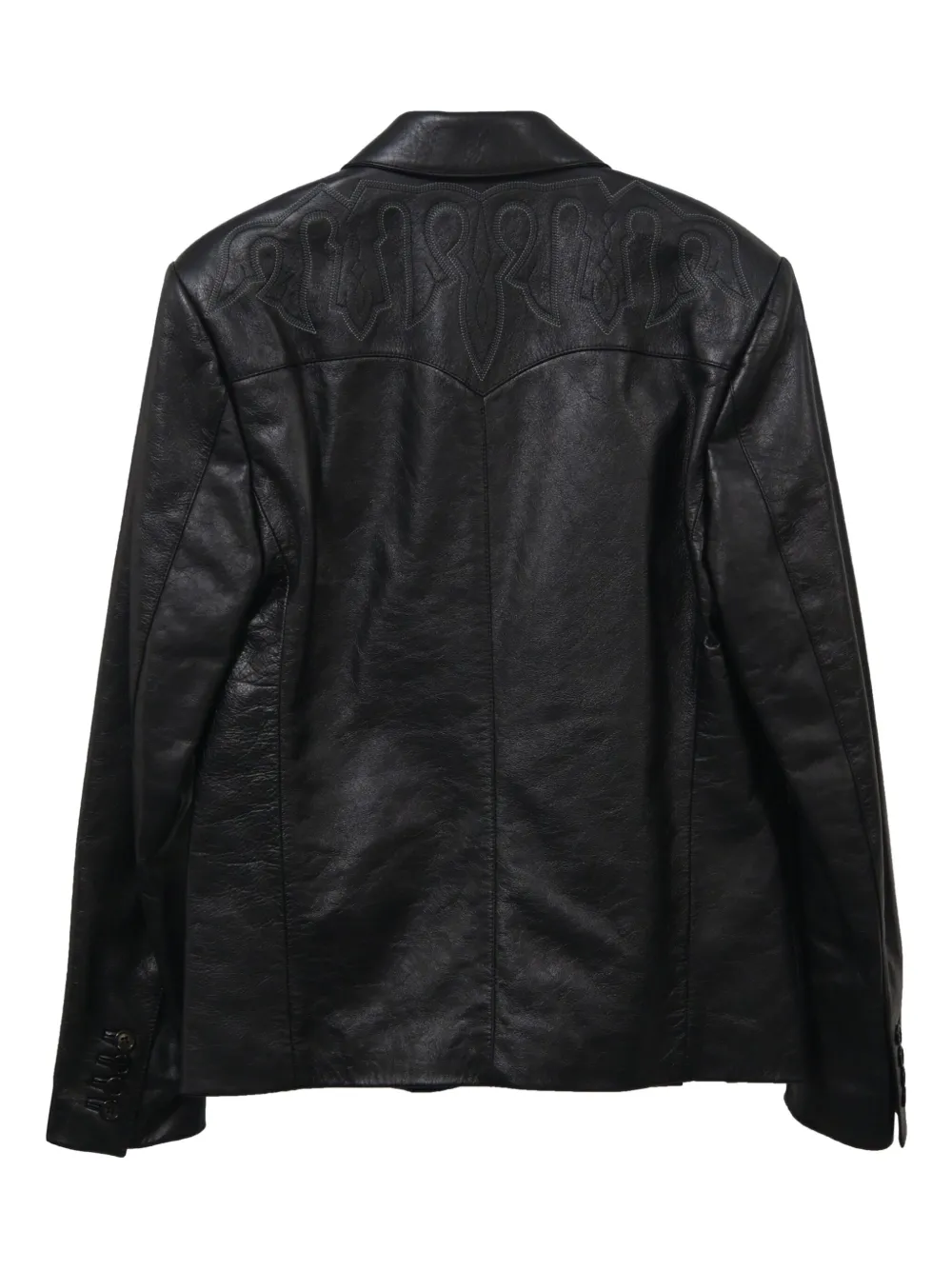 Saint Laurent Pre-Owned veste en cuir | Image 2