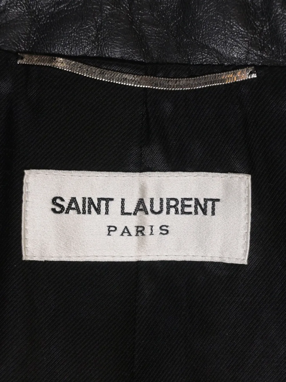 Pre-owned Saint Laurent Leather Jacket In Black