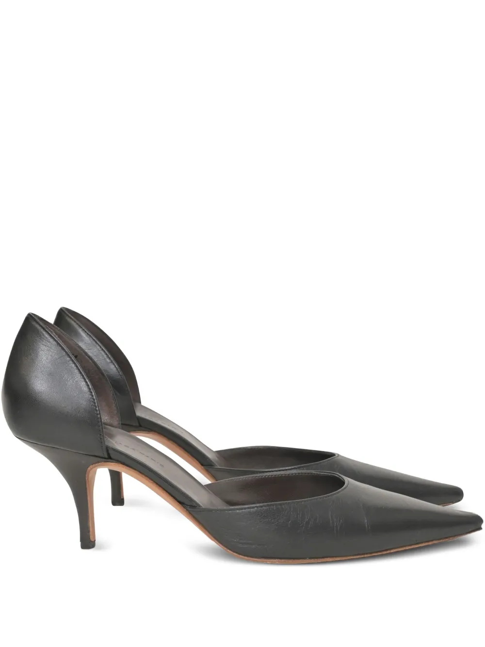 Balenciaga Pre-Owned 60 mm D'orsay leather pumps - Nero